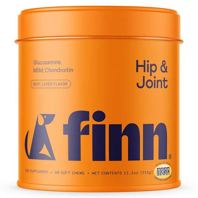 Finn Hip & Joint Beef Liver Flavored Soft Chews for Dogs, 11.1 oz. - Carousel image #1