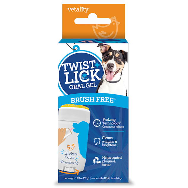 Vetality Chicken Flavor Dental Gel for Dogs 1.83 oz