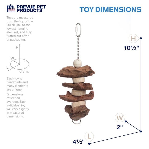 PREVUE NATURALS BROWNIE SNACK TOY PREVUE NATURALS BROWNIE SNACK TOY