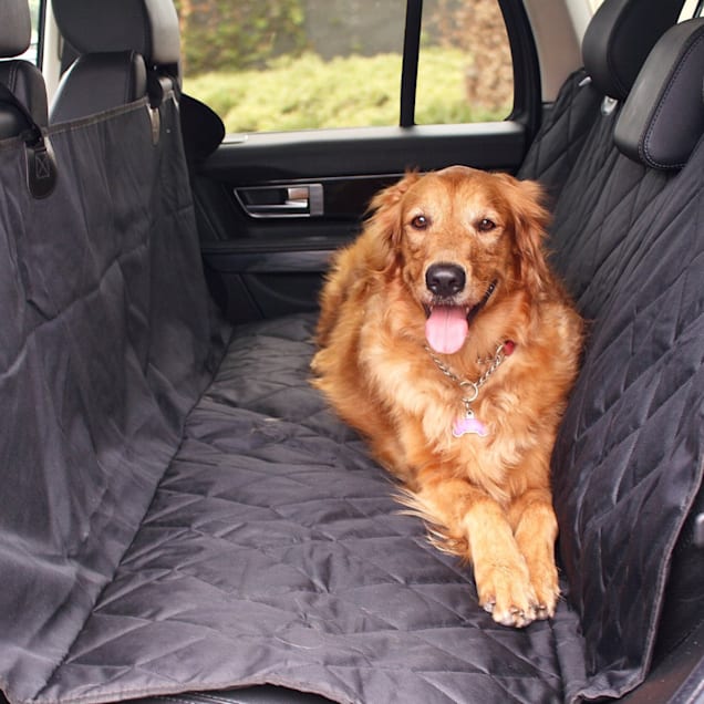Paw Brands PupProtector Back Seat Dog Car Cover 58 L x 54 W x 1 H One Size Fits All