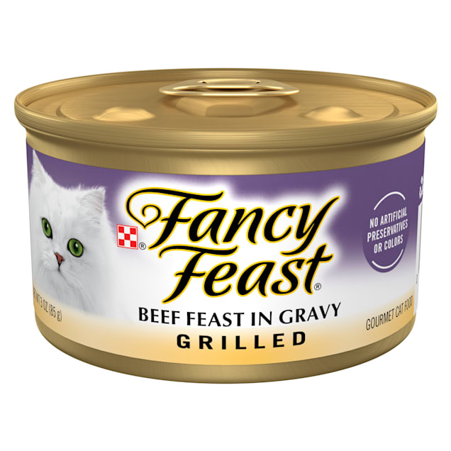 Fancy Feast Grilled Beef Feast in Wet Cat Food Gravy, 3 oz., Case of 24 - Carousel image #1