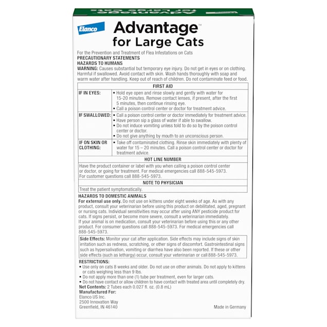 Petco advantage best sale ii large cat