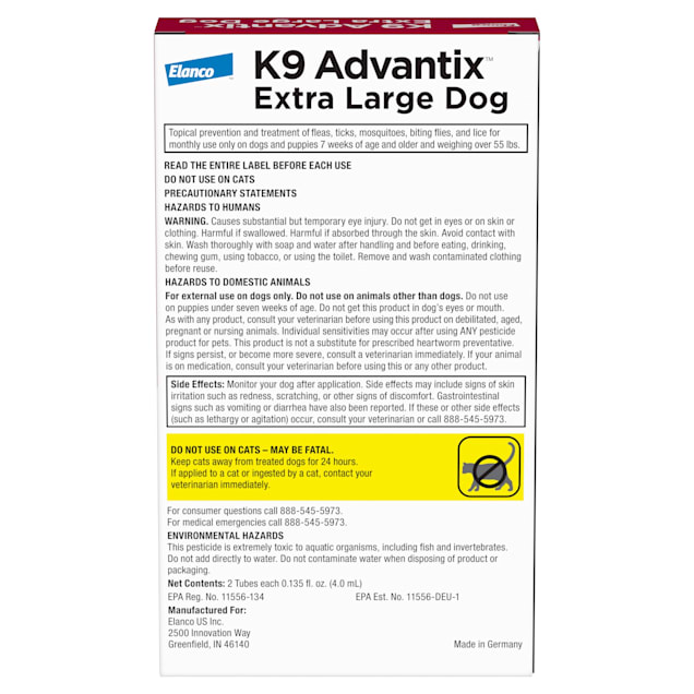 Petco advantix ii large dog sale