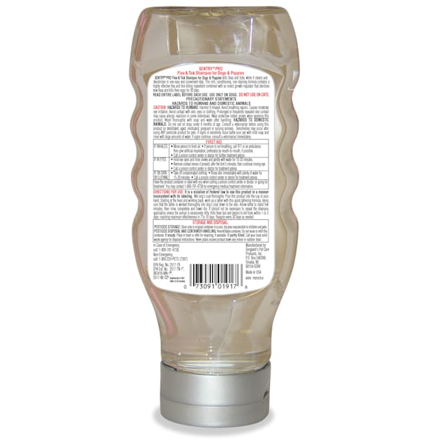 Sentry flea and tick shampoo sale