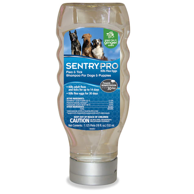 Sentry Pro Flea & Tick Shampoo For Dogs And Puppies, 18 fl. oz. - Carousel image #1