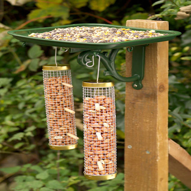 My Favorite Chicken Green Urban Wild Bird Tray Table Feeder