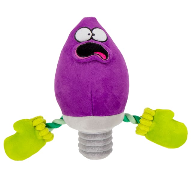 Christmas light dog toy top