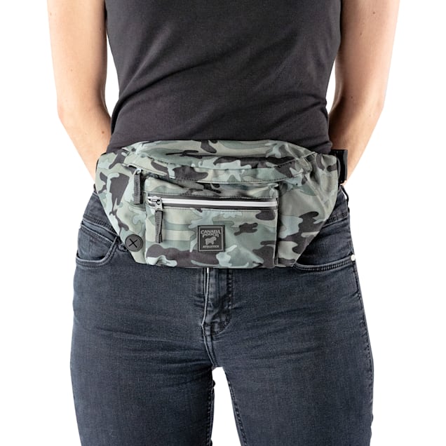 Canada Pooch Dog Walking Fanny Pack with Treat Poop Bag Dispenser