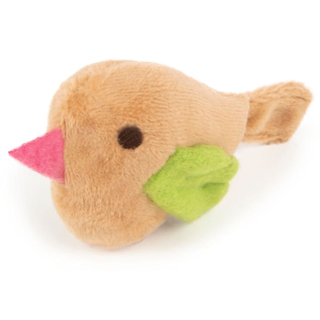 SmartyKat Battery Powered Chickadee Chirp Plush Electronic Bird