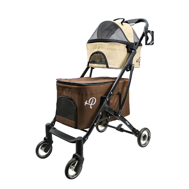 Petique Deluxe Double Decker Pet Stroller Carrier