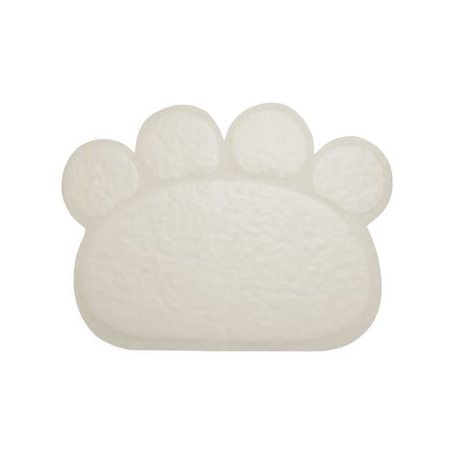 So Phresh Ivory Paw Shaped Litter Floor Mat 23.5 x18