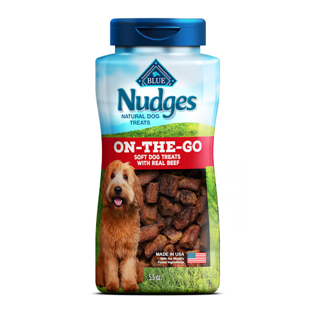 Blue Buffalo Nudges On-The-Go with Real Beef Natural Dog Treats, 5.5 oz. - Carousel image #1