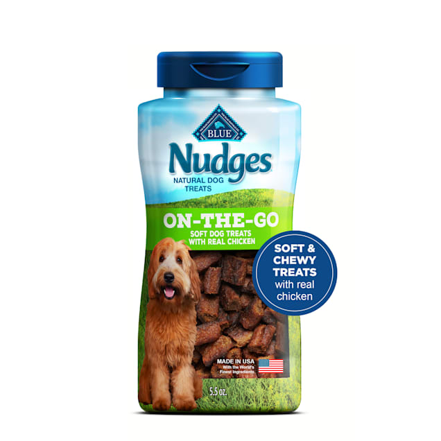 Blue Buffalo Nudges On The Go with Real Chicken Natural Dog Treats 5.5 oz