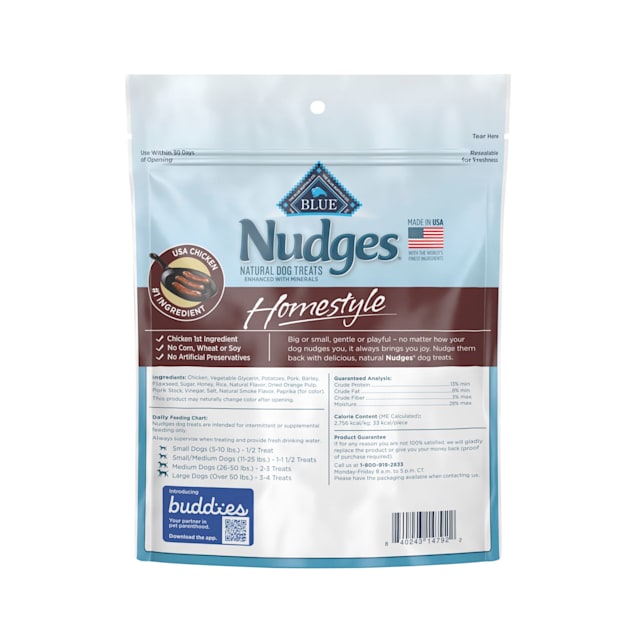 Nudges homestyle dog discount treats