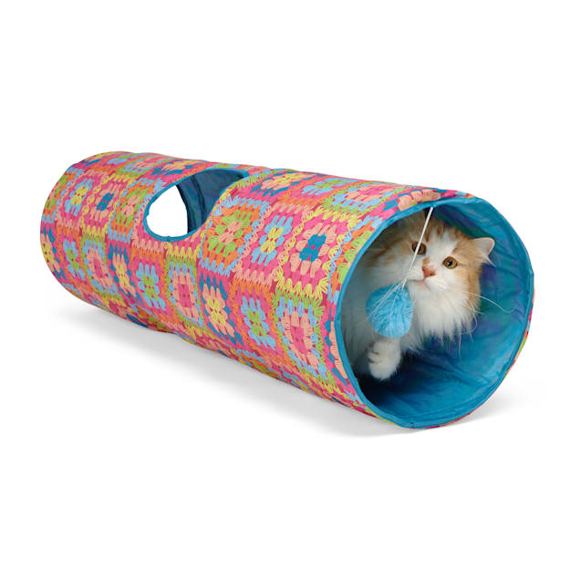 YOULY Crochet Pop up Tunnel Cat Toy Petco