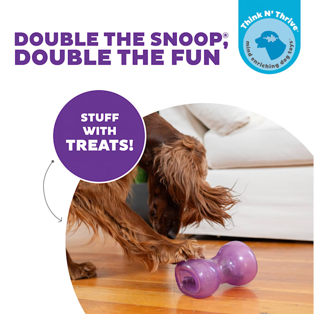 Outward Hound Planet Dog Double Snoop Interactive Treat Stuffer