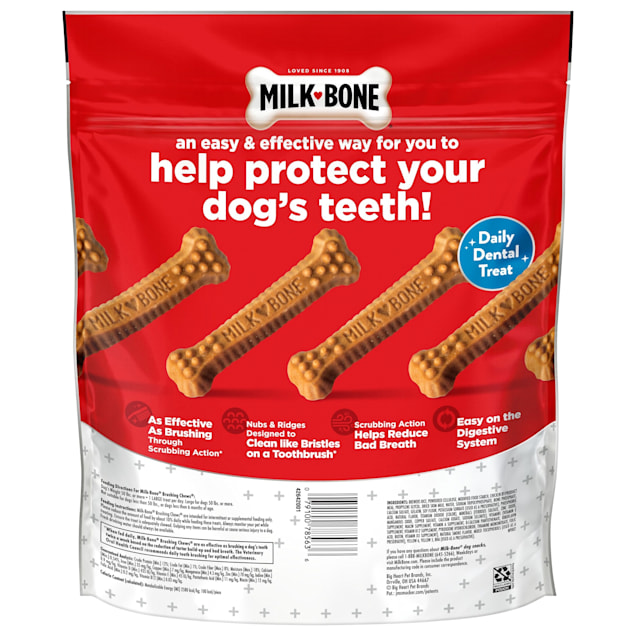 Milk Bone Brushing Chews Large Daily Dental Dog Treats 33.7 oz Petco