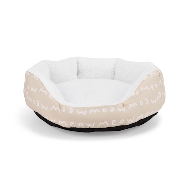 Ethical Pet Meow Oval Cat Dish Coral Ethical Pet Meow Oval Cat Dish Coral