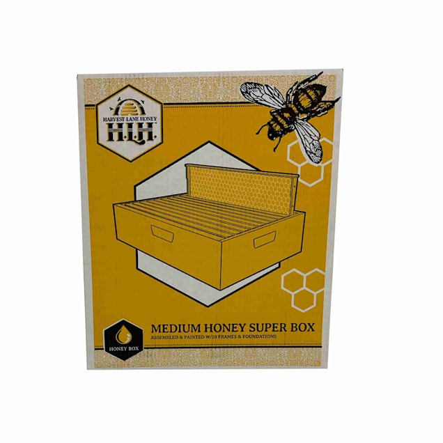 Harvest Lane Honey Super Box with Frames, 21" L X 17" W X 7" H - Carousel image #1