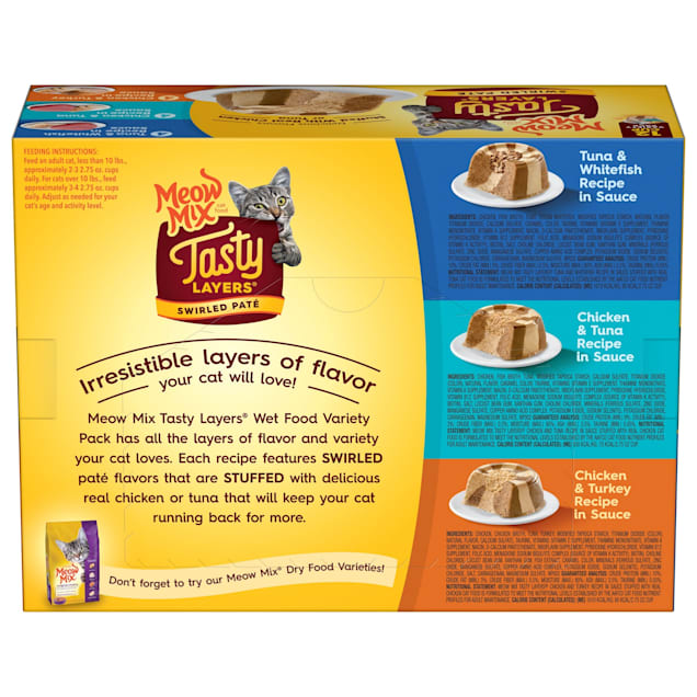 Meow Mix Cat Food, Poultry, Variety Pack