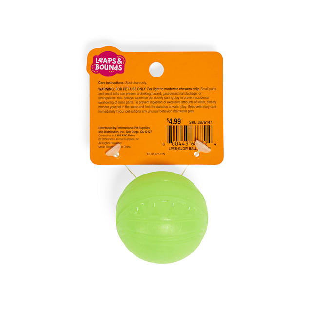 Green dog ball best sale