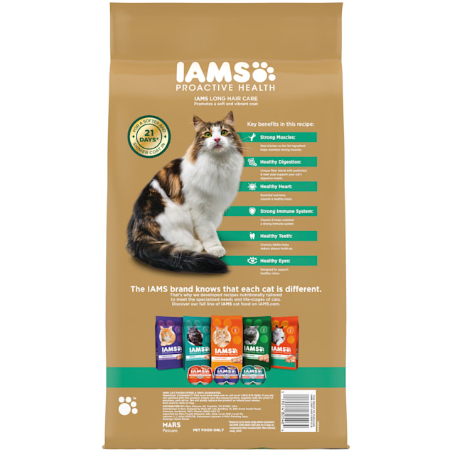 Iams Proactive Health With Real Chicken Long Hair Care Adult Dry