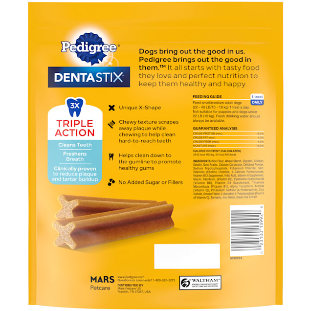 Pedigree Dentastix Original Flavor Small Medium Dog Dental Treats