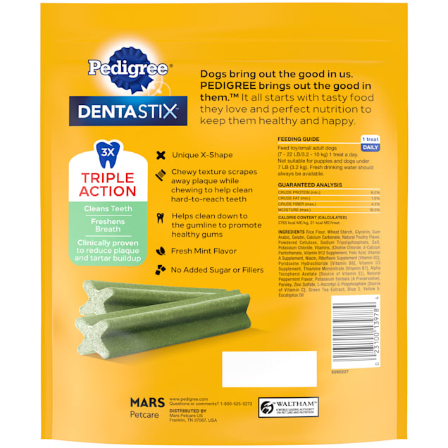 Pedigree dentastix ingredients deals