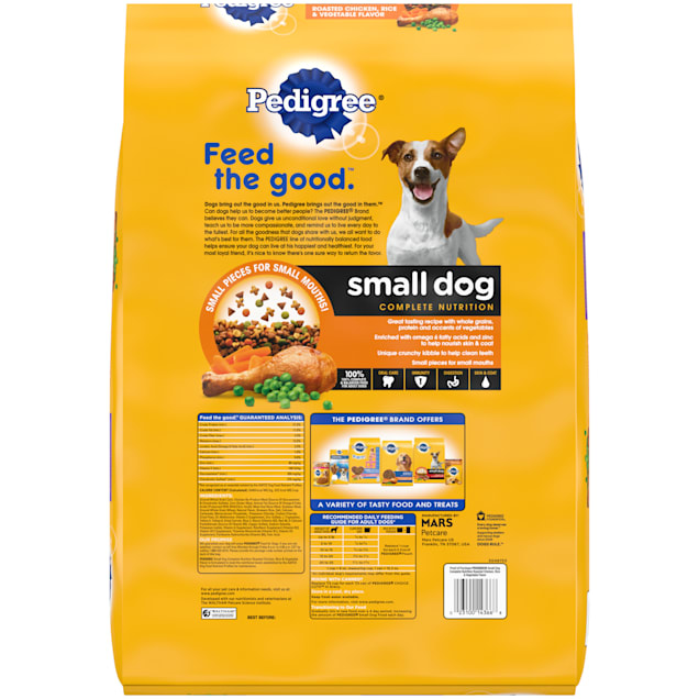 PEDIGREE For Big Dogs Adult Complete Nutrition Large Breed Dry Dog Food  Roasted Chicken, Rice & Vegetable Flavor Dog Kibble, 27 lb. Bag