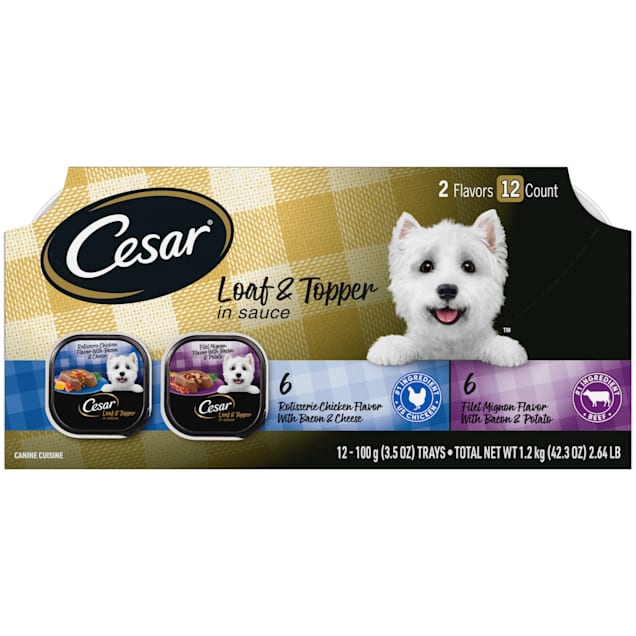 Petco cesar dog discount food