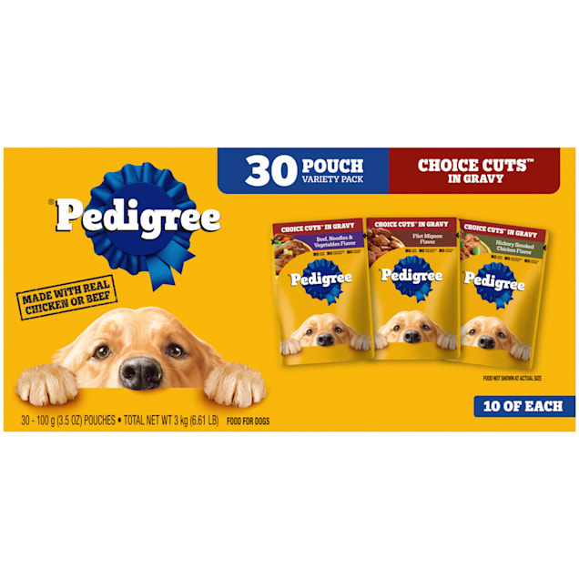 Pedigree wet dog deals food ingredients