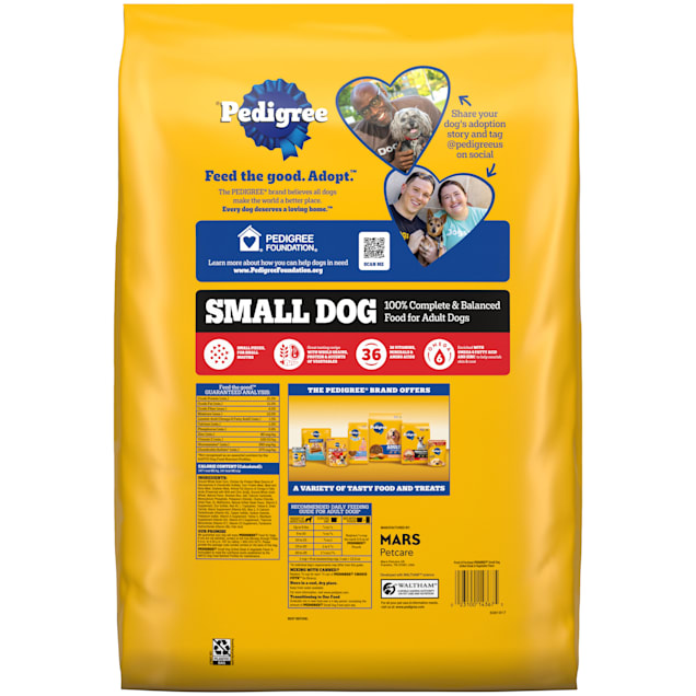 Pedigree small dog outlet steak and vegetable