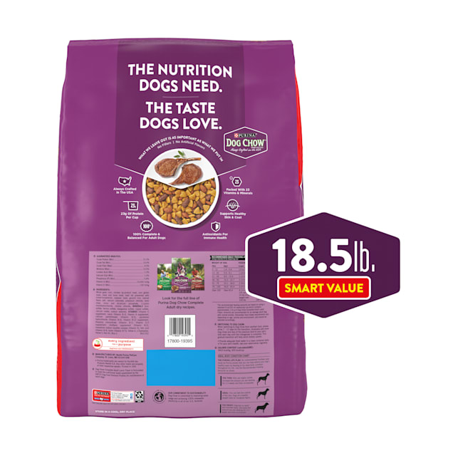 50 lb purina dog chow discount