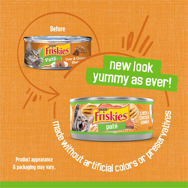 Purina Friskies Liver Chicken Pate Cat Food 5.5 oz