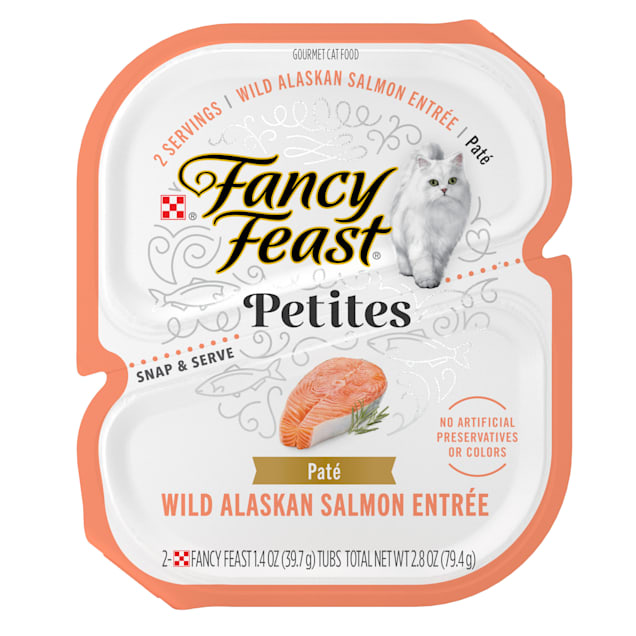 Fancy Feast Gourmet Petites Wild Alaskan Salmon Entree Pate Wet