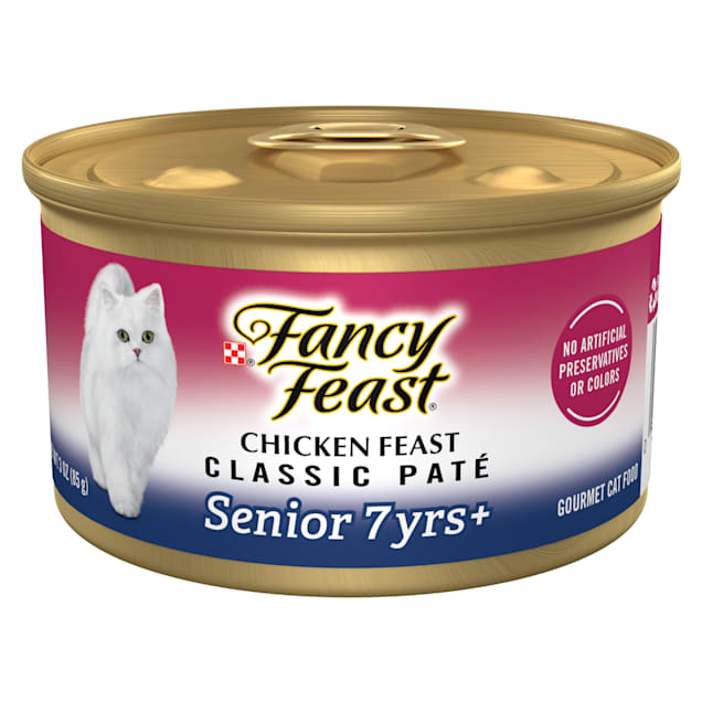 Fancy Feast High Protein Senior 7 Chicken Feast Pate Wet Cat Food