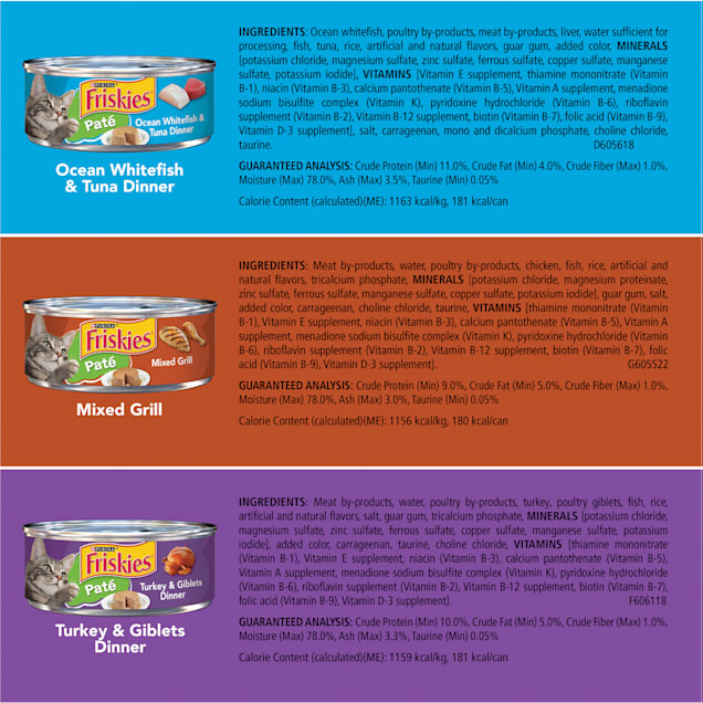 Friskies wet cat food ingredients top