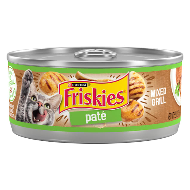 Purina Friskies Mixed Grill Wet Cat Food Pate 5.5 oz. Petco