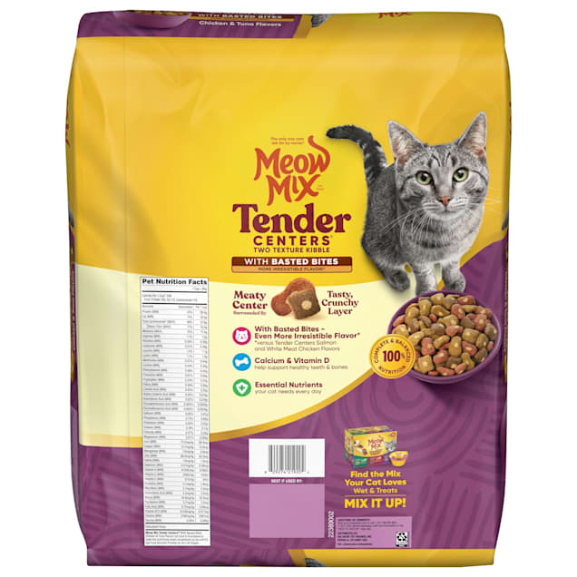 Meow Mix Tender Centers Salmon & White Meat Chicken Cat Food, 48 oz