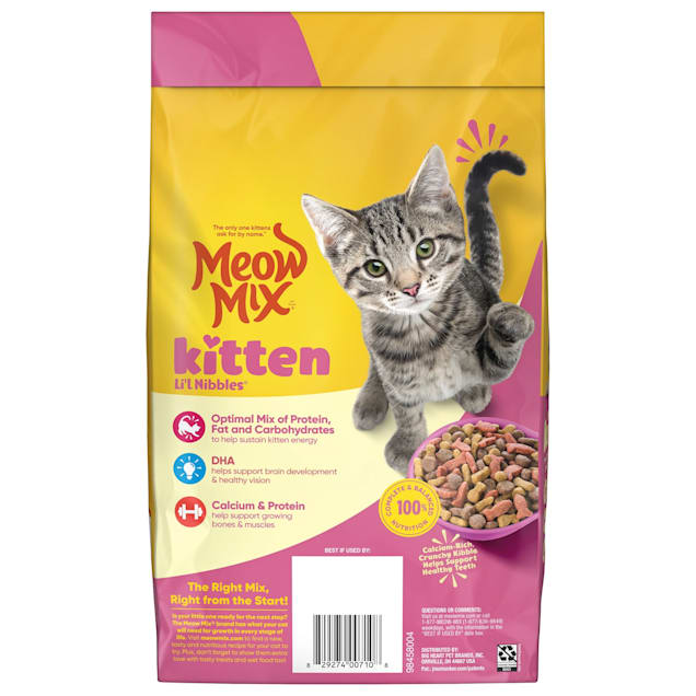 Meow mix kitten cat food on sale