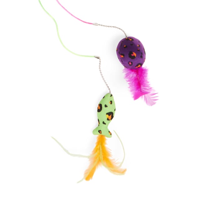Leaps & Bounds Teaser Wand Set with 4 Attachments | Petco