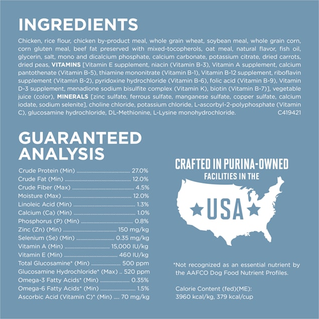 Purina dog food for joint health hotsell