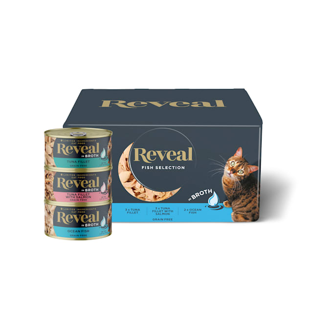 Reveal Limited Ingredient Natural Grain Free Fish in Broth Wet