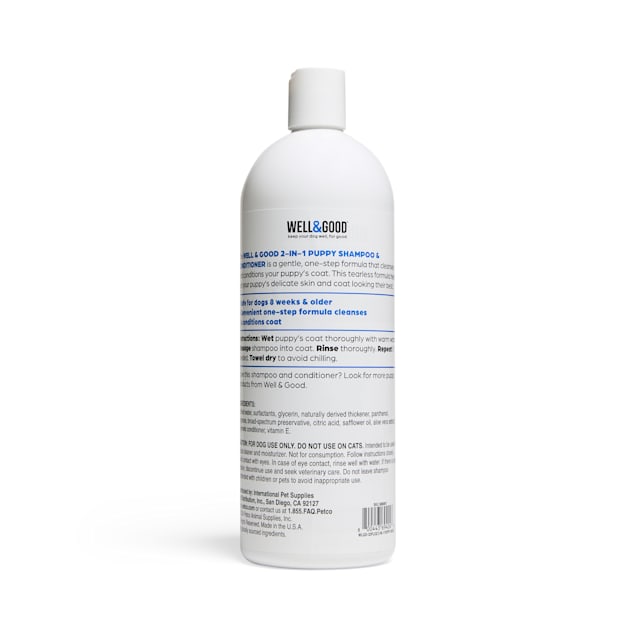 Well and good puppy shampoo hotsell