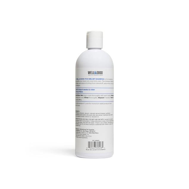 Well Good Itch Relief Dog Shampoo 16 oz Paraben Free
