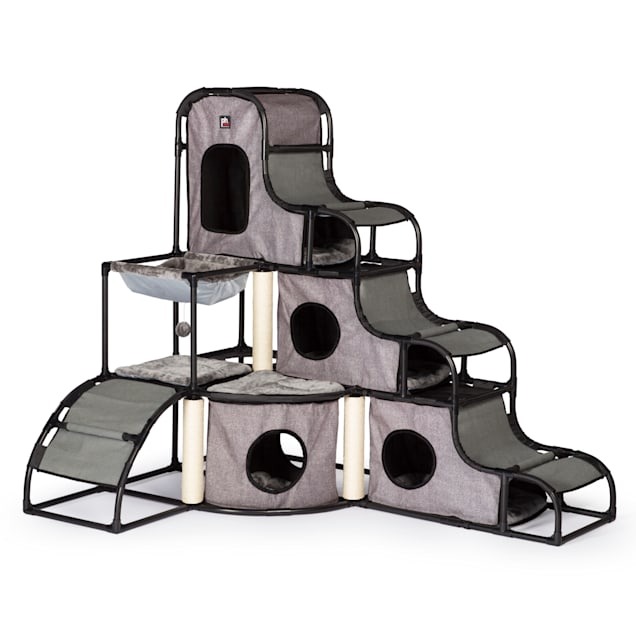 Prevue Pet Products Gray Catville Cat Tower 56 H