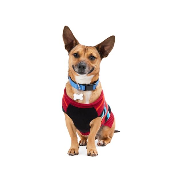 YOULY Striped Sweater for Dogs XX Small Red