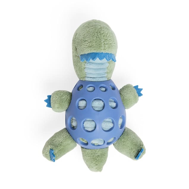 いぬ Leaps & Bounds Plush Dino Cage Ball Puppy Toy in Assorted Styles