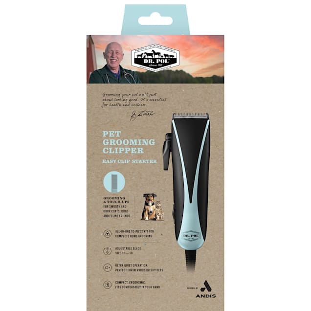 Andis EasyClip Starter Kit, DR POL Adjustable Blade for Dogs - Carousel image #1