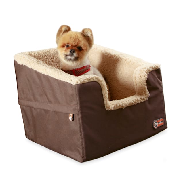 K H Chocolate Small Collapsible Booster Pet Seat